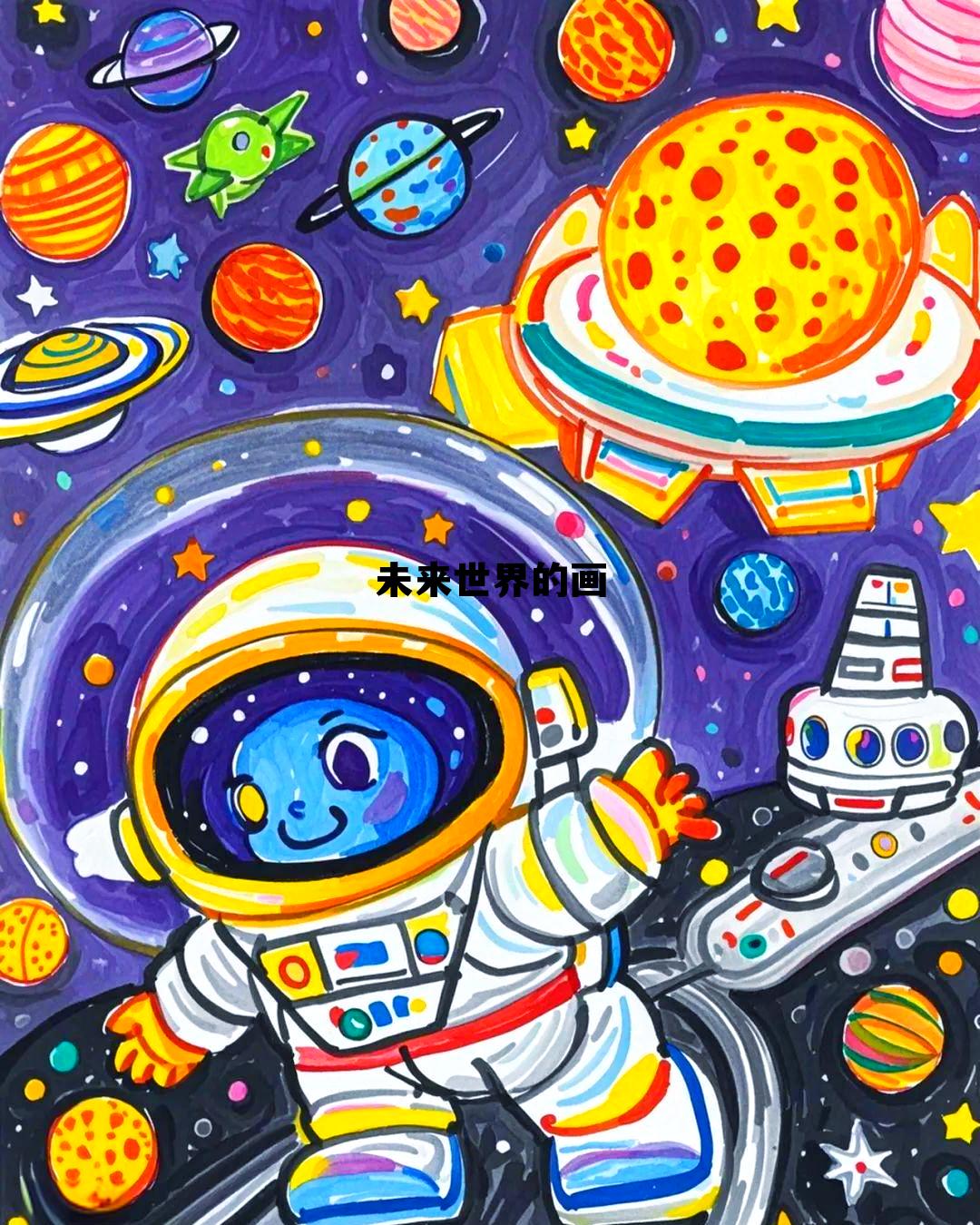 未来世界的画简单又好看 未来世界的画