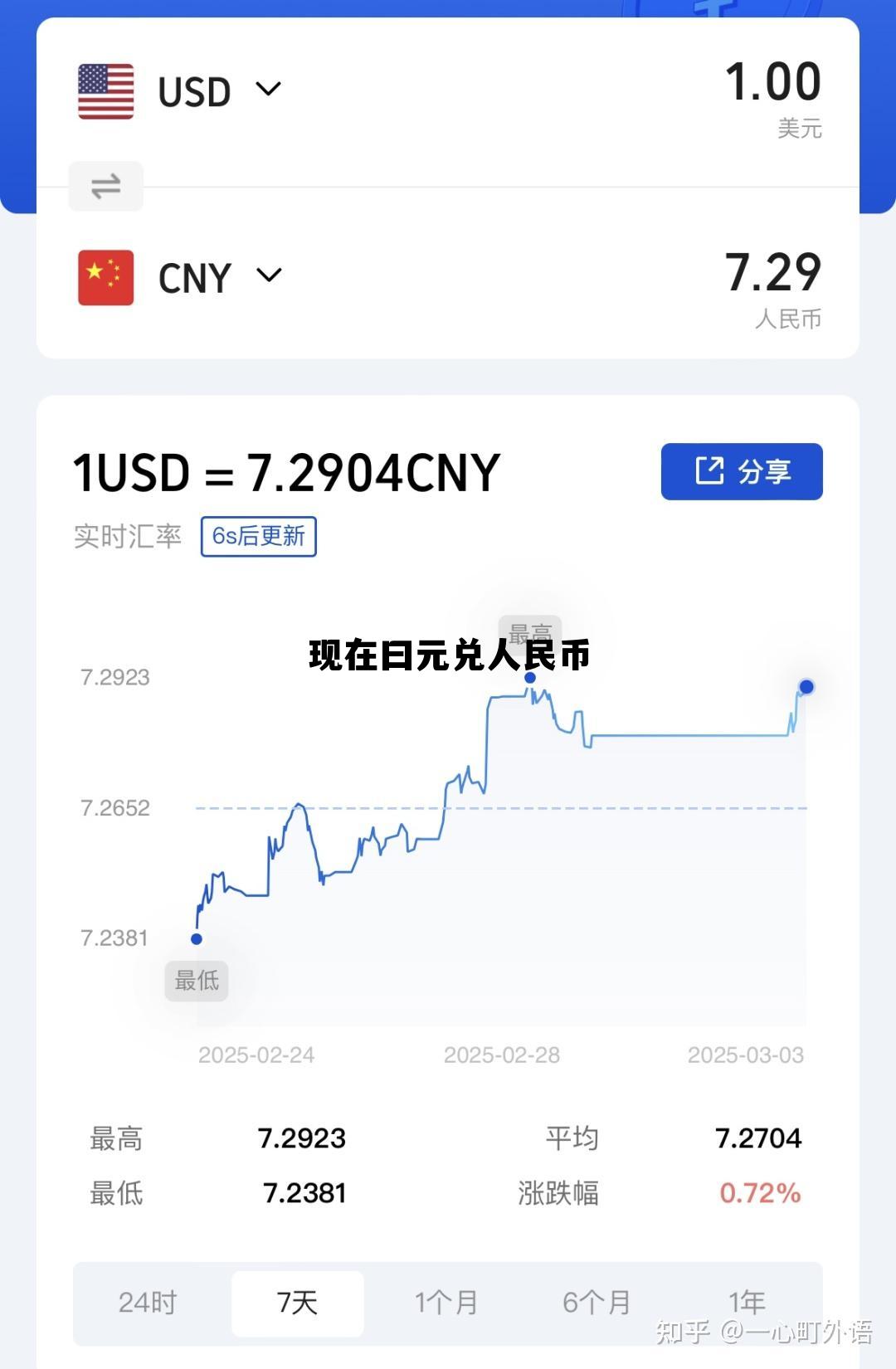 现在日元和人民币兑换是多少钱 现在曰元兑人民币